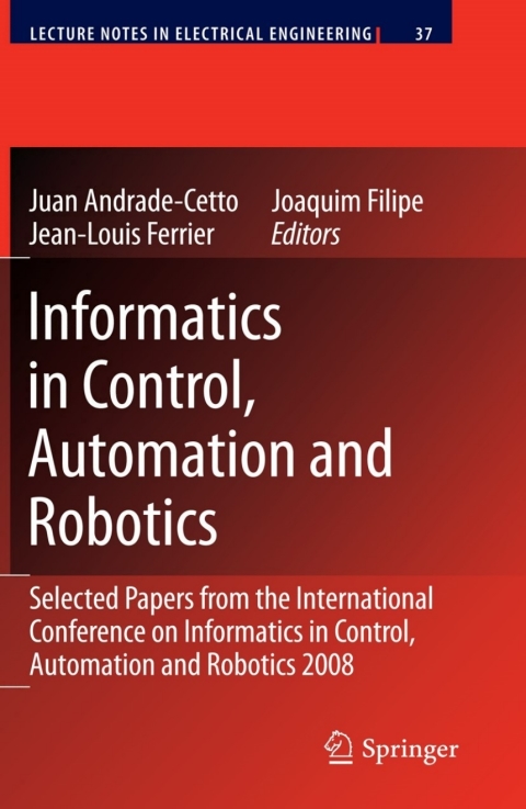 Cover image for book Informatics in Control, Automation and Robotics