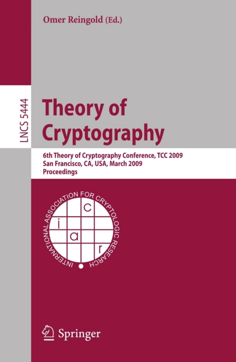 Cover image for book Theory of Cryptography