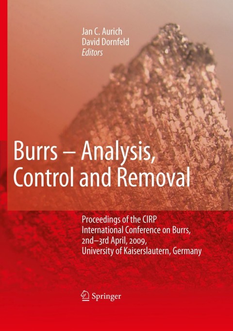 Cover image for book Burrs - Analysis, Control and Removal