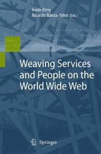 Cover image: Weaving Services and People on the World Wide Web 1st edition 9783642005695