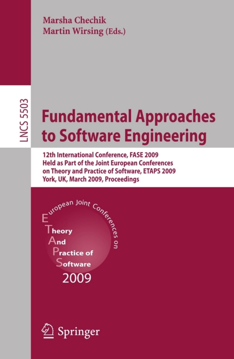 Cover image for book Fundamental Approaches to Software Engineering