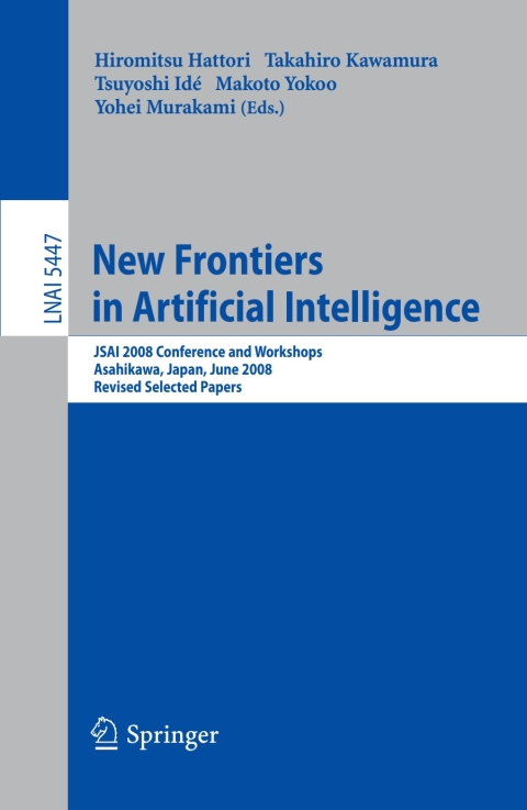 Cover image for book New Frontiers in Artificial Intelligence