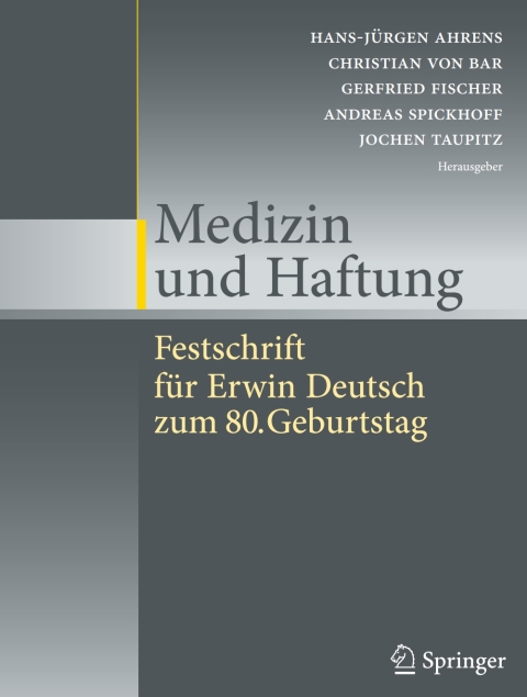 Cover image for book Medizin und Haftung