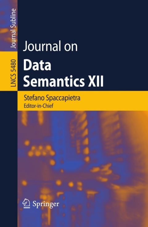 Cover image for book Journal on Data Semantics XII
