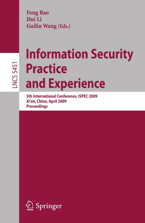 Information Security Practice and Experience 