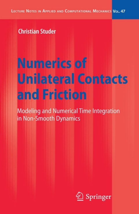 Cover image for book Numerics of Unilateral Contacts and Friction