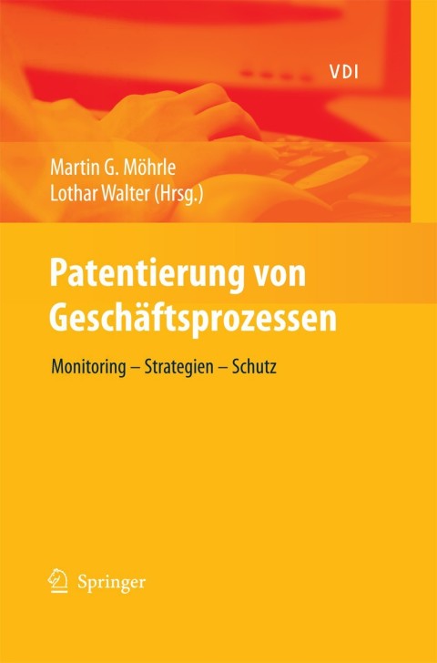 Cover image for book Patentierung von Geschäftsprozessen