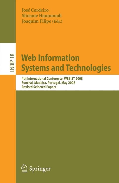 Cover image for book Web Information Systems and Technologies