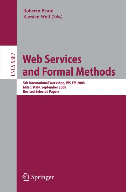 Cover image for book Web Services and Formal Methods