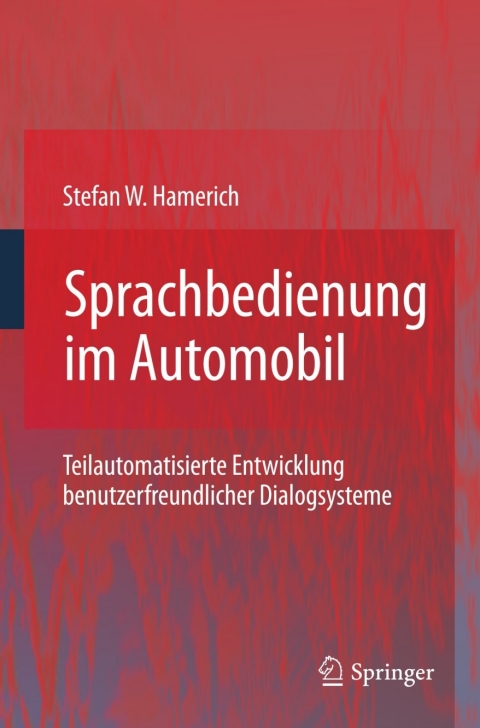 Cover image for book Sprachbedienung im Automobil