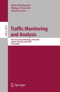 Cover image: Traffic Monitoring and Analysis 1st edition 9783642016448