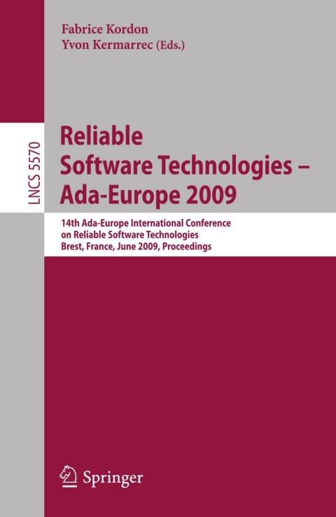 Cover image for book Reliable Software Technologies - Ada-Europe 2009
