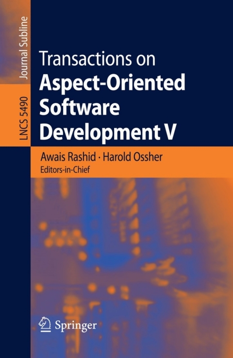 Cover image for book Transactions on Aspect-Oriented Software Development V
