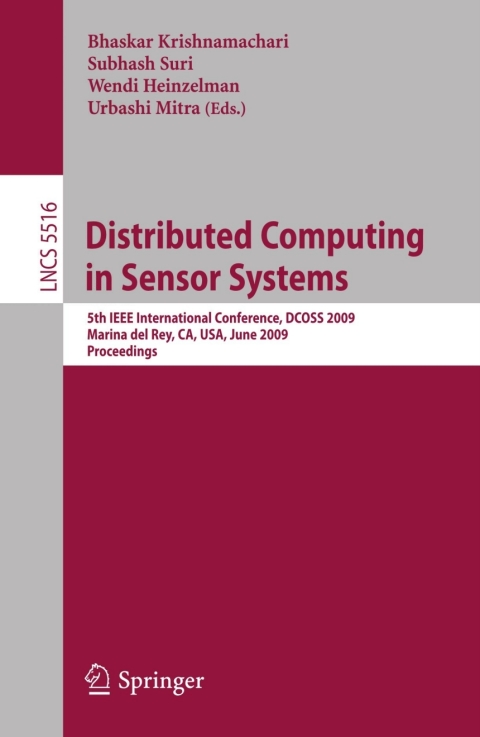 Cover image for book Distributed Computing in Sensor Systems