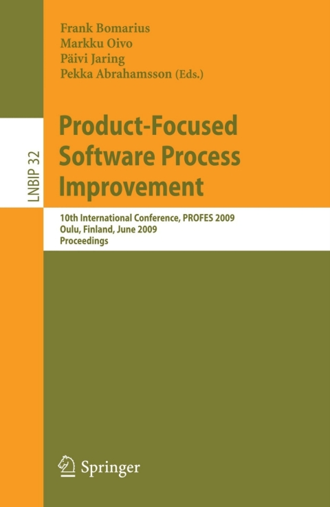 Cover image for book Product-Focused Software Process Improvement