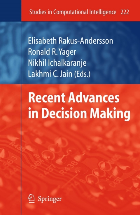 Cover image for book Recent Advances in Decision Making