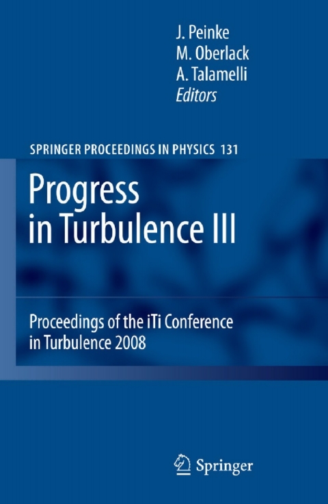Cover image for book Progress in Turbulence III