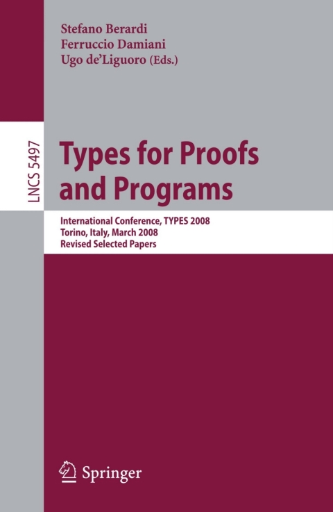 Cover image for book Types for Proofs and Programs