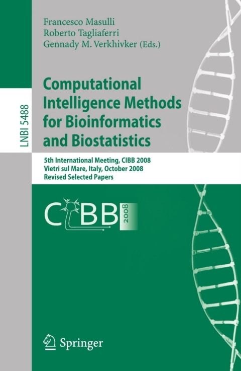 Cover image for book Computational Intelligence Methods for Bioinformatics and Biostatistics