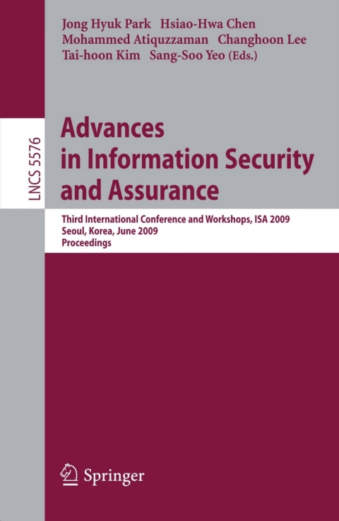 Cover image for book Advances in Information Security and Assurance