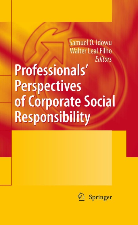 Cover image for book Professionals´ Perspectives of Corporate Social Responsibility