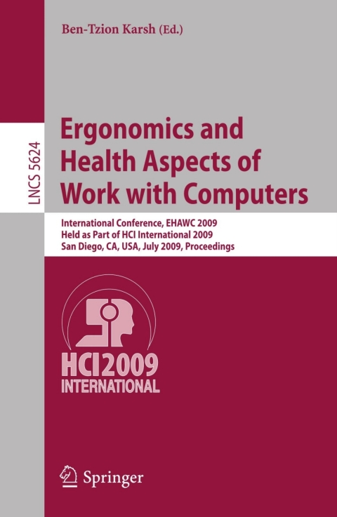 Cover image for book Ergonomics and Health Aspects of Work with Computers