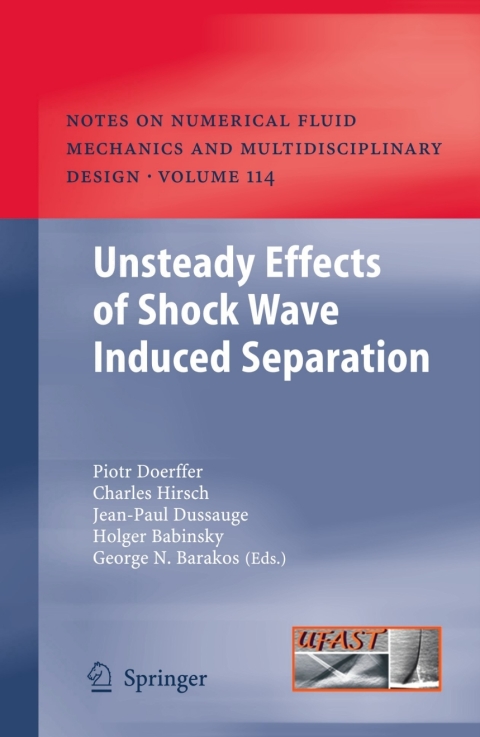 Cover image for book Unsteady Effects of Shock Wave induced Separation
