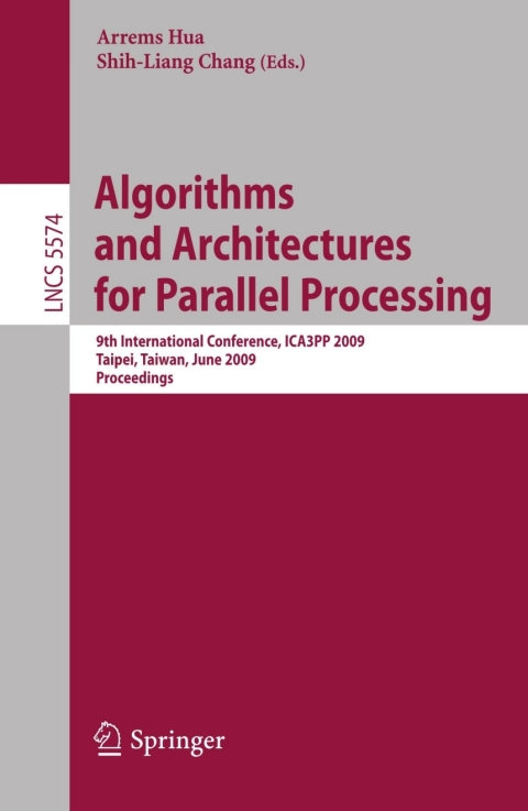 Cover image for book Algorithms and Architectures for Parallel Processing