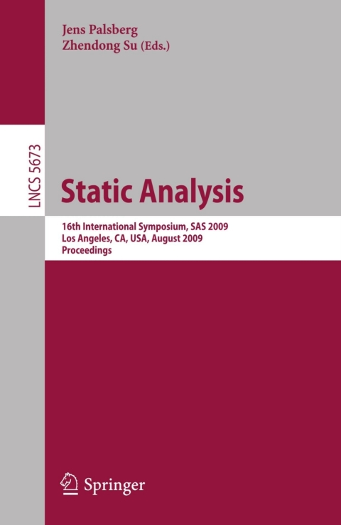 Cover image for book Static Analysis