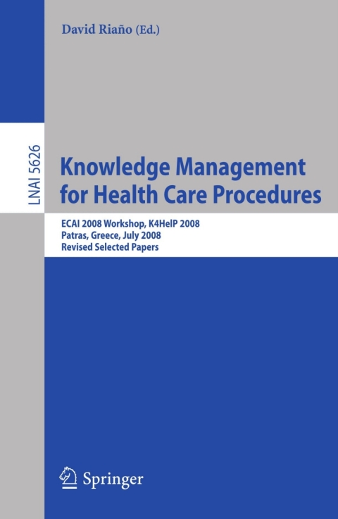 Cover image for book Knowledge Management for Health Care Procedures