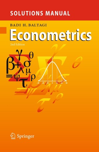 Solutions Manual for Econometrics