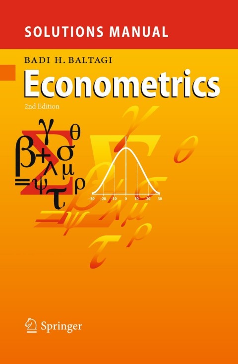 Cover image for book Solutions Manual for Econometrics