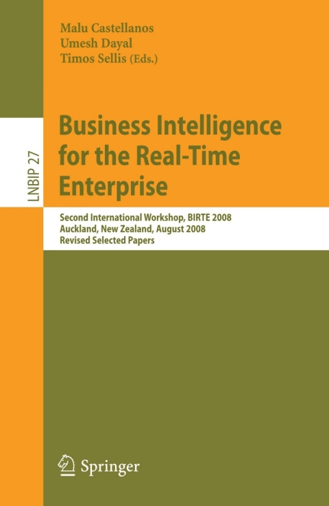 Cover image for book Business Intelligence for the Real-Time Enterprise