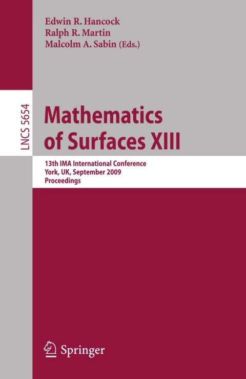 Cover image for book Mathematics of Surfaces XIII