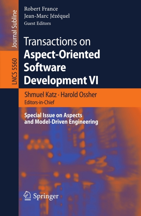 Cover image for book Transactions on Aspect-Oriented Software Development VI