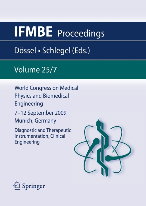 Cover image for book World Congress on Medical Physics and Biomedical Engineering September 7 - 12, 2009 Munich, Germany