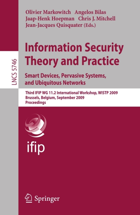 Cover image for book Information Security Theory and Practice. Smart Devices, Pervasive Systems, and Ubiquitous Networks
