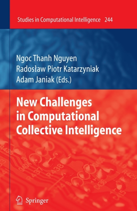 Cover image for book New Challenges in Computational Collective Intelligence