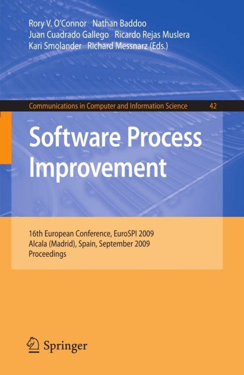 Cover image for book Software Process Improvement