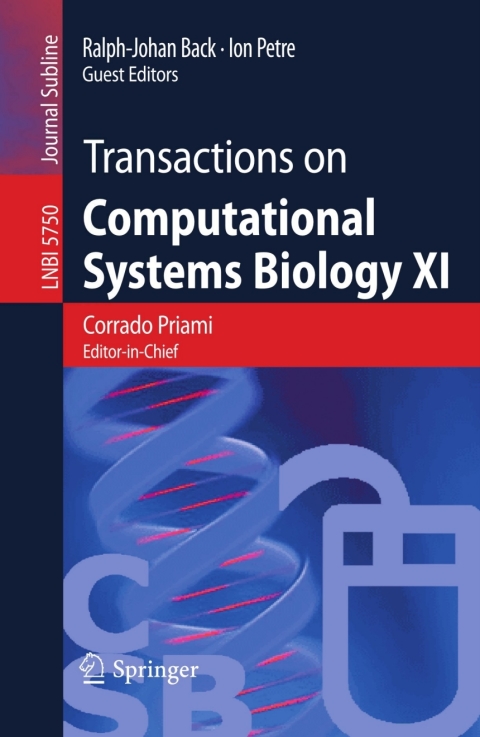 Cover image for book Transactions on Computational Systems Biology XI