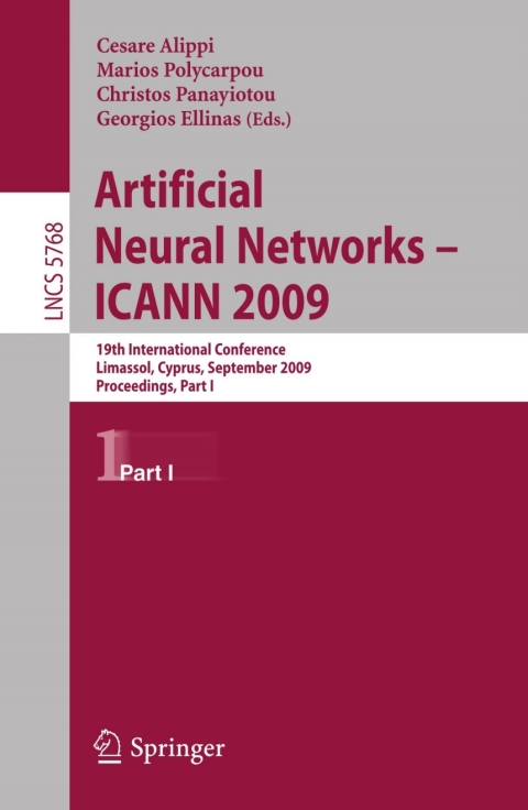 Cover image for book Artificial Neural Networks – ICANN 2009