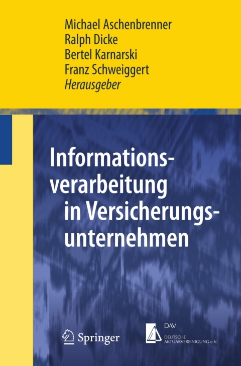 Cover image for book Informationsverarbeitung in Versicherungsunternehmen
