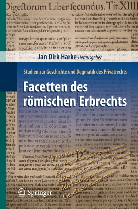 Cover image for book Facetten des römischen Erbrechts