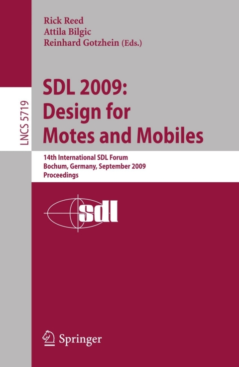 Cover image for book SDL 2009: Design for Motes and Mobiles
