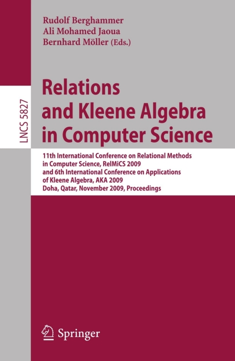 Cover image for book Relations and Kleene Algebra in Computer Science