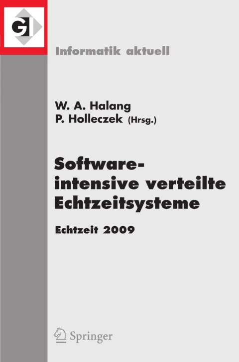Cover image for book Software-intensive verteilte Echtzeitsysteme Echtzeit 2009