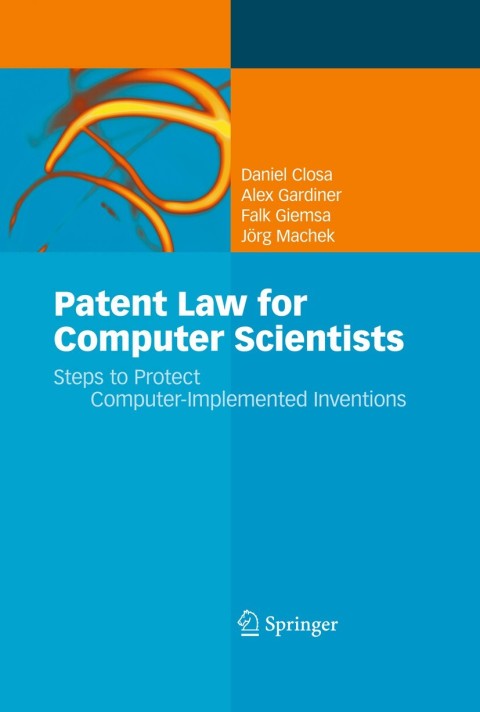 Cover image for book Patent Law for Computer Scientists