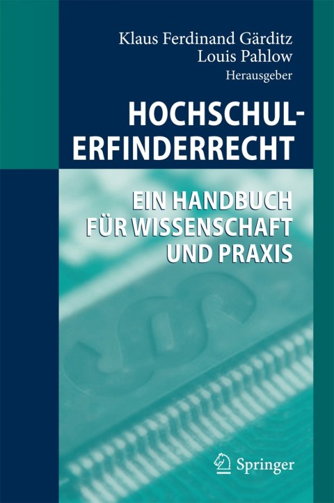 Cover image for book Hochschulerfinderrecht