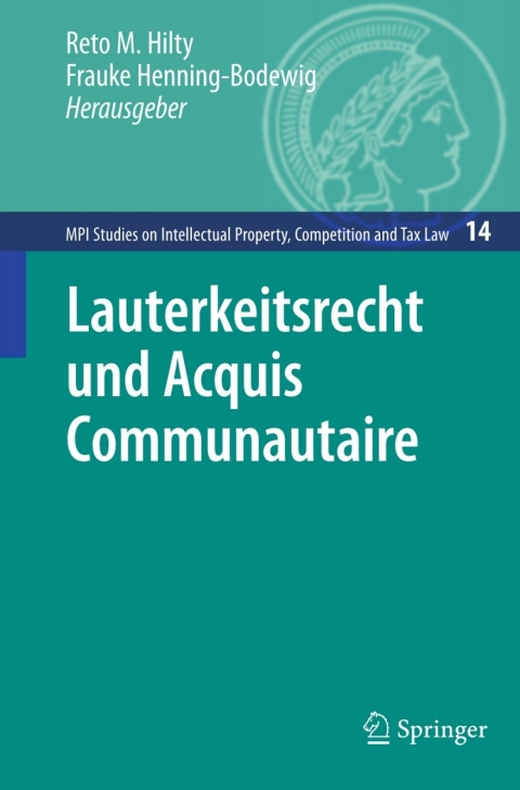 Cover image for book Lauterkeitsrecht und Acquis Communautaire