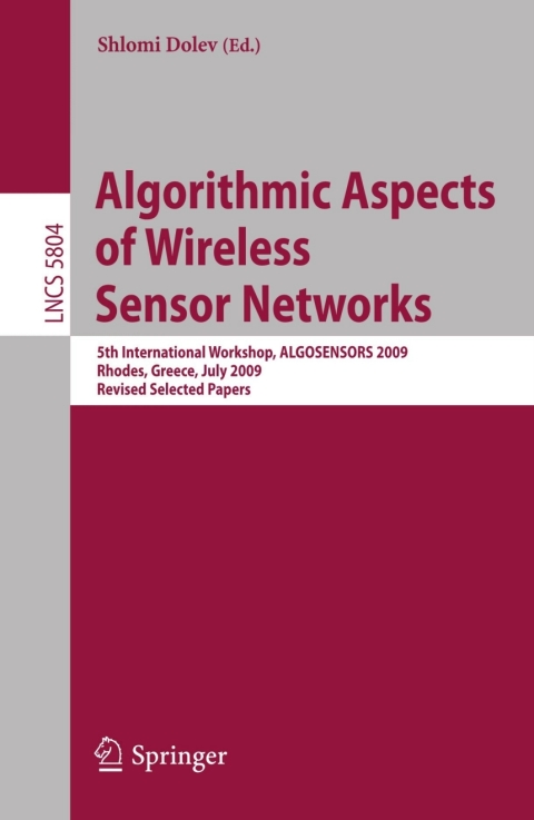 Cover image for book Algorithmic Aspects of Wireless Sensor Networks